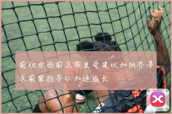 前切尔西前卫布里奇建议加纳乔寻求前辈指导以加速成长